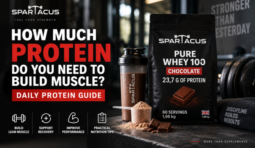 How much protein to build muscle – Spartacus Pure Whey 100