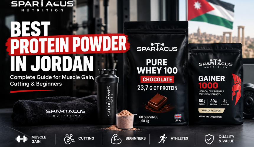Best protein powder in Jordan – Spartacus Pure Whey 100 and Gainer 1000