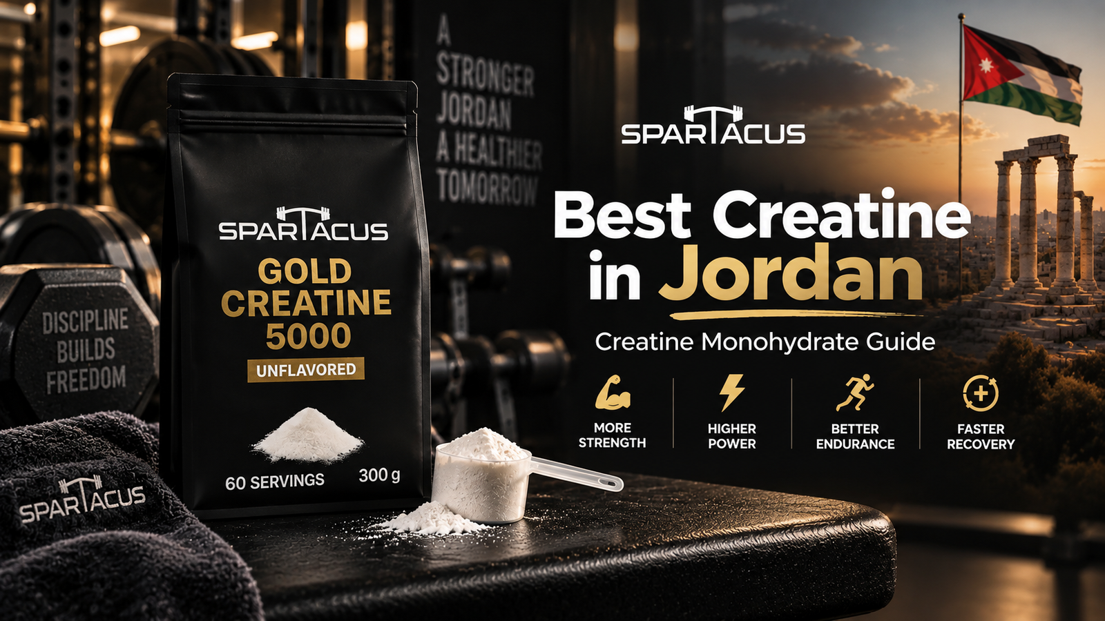 Best creatine for beginners in Jordan – Spartacus Gold Creatine 5000 creatine monohydrate