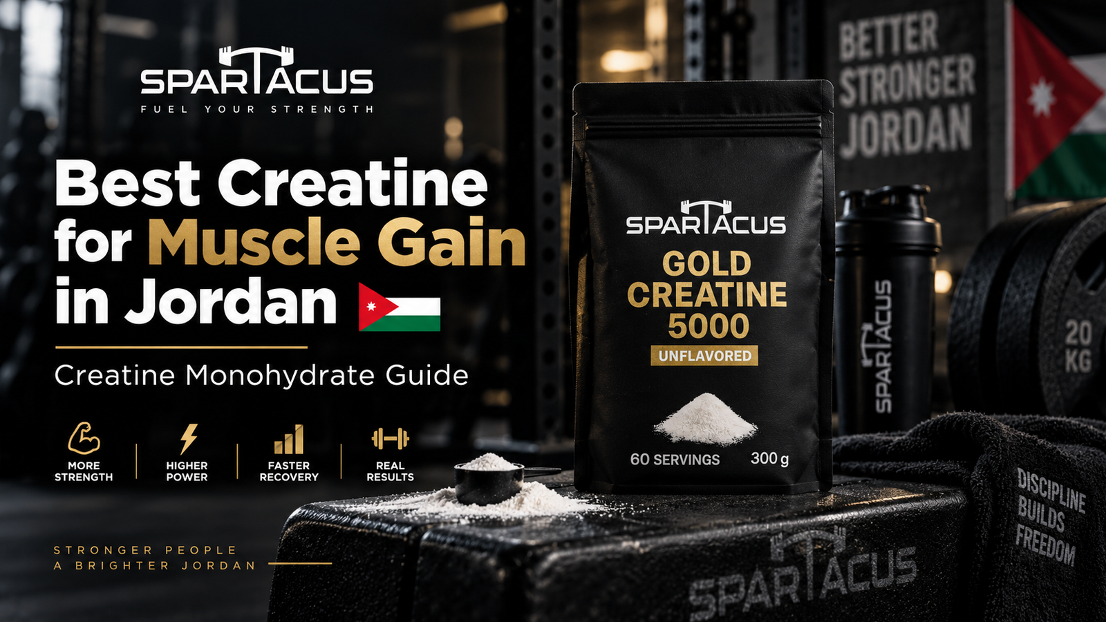 Best creatine for muscle gain in Jordan – Spartacus Gold Creatine 5000