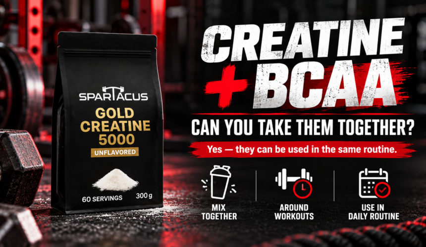 Spartacus Creatine 5000 featured image for creatine and BCAA together guide