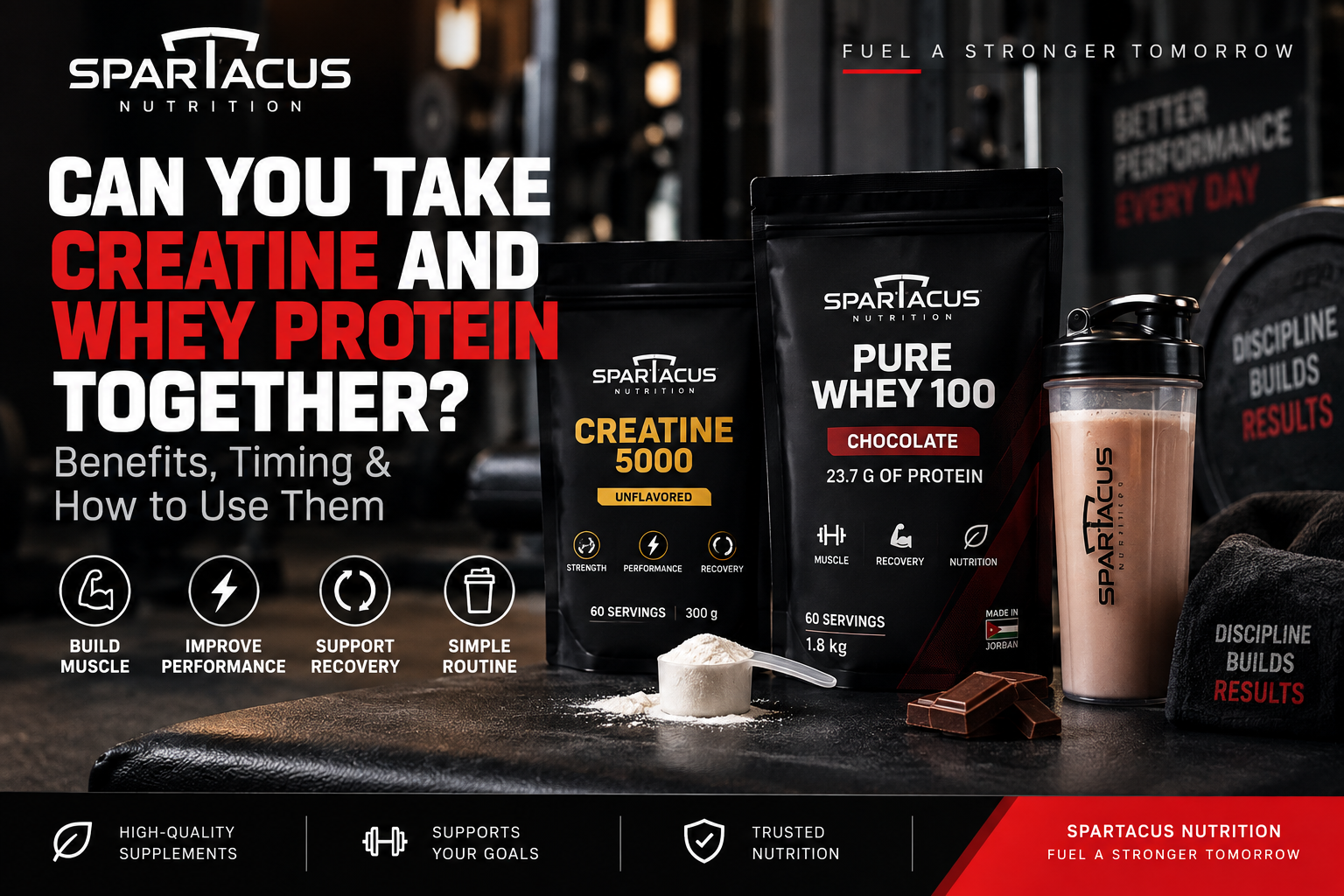 Creatine and whey protein together – Spartacus Nutrition